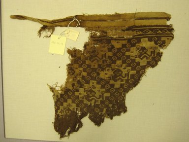 Chancay. <em>possible Loincloth, Fragment</em>, 1400-1700. Cotton, warp: (30.0 cm). Brooklyn Museum, Gift of Kay Hodnett Nunez, 1995.47.13. Creative Commons-BY (Photo: Brooklyn Museum, CUR.1995.47.13.jpg)