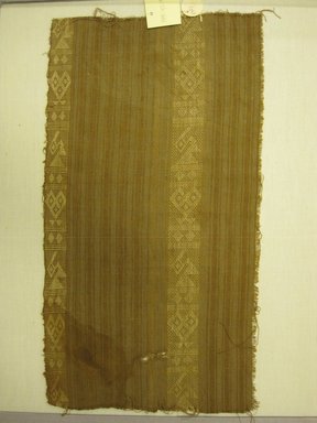  <em>Textile fragment, undetermined</em>, 1400–1532. Cotton, 9 13/16 × 18 7/8 in. (24.9 × 47.9 cm). Brooklyn Museum, Gift of Kay Hodnett Nunez, 1995.47.19. Creative Commons-BY (Photo: Brooklyn Museum, CUR.1995.47.19.jpg)