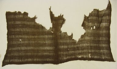 Chimú. <em>Headcloth, Fragment</em>, 1000-1400. Cotton, 32 7/8 x 18 11/16 in. (83.5 x 47.5 cm). Brooklyn Museum, Gift of Kay Hodnett Nunez, 1995.47.31. Creative Commons-BY (Photo: Brooklyn Museum, CUR.1995.47.31_view2.jpg)