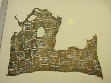 Chancay. <em>Headcloth, Fragment</em>, 1400-1700. Cotton, 18 1/2 × 24 1/2 in. (47 × 62.2 cm). Brooklyn Museum, Gift of Kay Hodnett Nunez, 1995.47.39. Creative Commons-BY (Photo: , CUR.1995.47.39_view01.jpg)