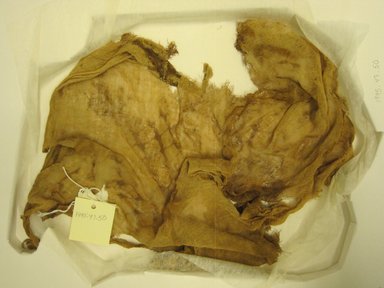  <em>Headcloth, Fragment</em>. Cotton, (50.0 x 48.0 cm). Brooklyn Museum, Gift of Kay Hodnett Nunez, 1995.47.50. Creative Commons-BY (Photo: Brooklyn Museum, CUR.1995.47.50.jpg)