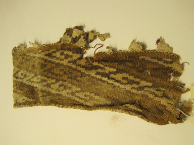 Ica. <em>Tunic Fragment</em>. Cotton, camelid fiber, 4 3/4 x 11 13/16 in.  (12 x 30 cm). Brooklyn Museum, Gift of Kay Hodnett Nunez, 1995.47.94. Creative Commons-BY (Photo: , CUR.1995.47.94.jpg)