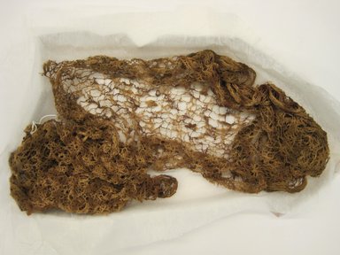 Chancay. <em>Headcloth, Fragment</em>, 1000-1476 (possibly). Cotton, warp: (88 cm). Brooklyn Museum, Gift of Kay Hodnett Nunez, 1995.84.20. Creative Commons-BY (Photo: Brooklyn Museum, CUR.1995.84.20.jpg)