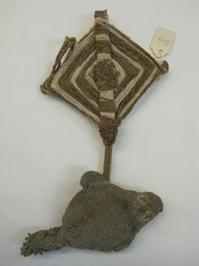 Chancay. <em>Toy (possibly)</em>, 1400-1532. Cotton, wood, 9 7/16 x 4 3/4in. (24 x 12cm). Brooklyn Museum, Gift of Kay Hodnett Nunez, 1995.84.3. Creative Commons-BY (Photo: Brooklyn Museum, CUR.1995.84.3_view1.jpg)