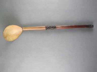 Zulu. <em>Spoon</em>, 20th century. Wood, 14 x 2 5/8 x 1 1/2 in. (35.6 x 6.7 x 3.8 cm). Brooklyn Museum, John W. James Fund, 1996.113.9. Creative Commons-BY (Photo: Brooklyn Museum, CUR.1996.113.9_overall_view1.jpg)