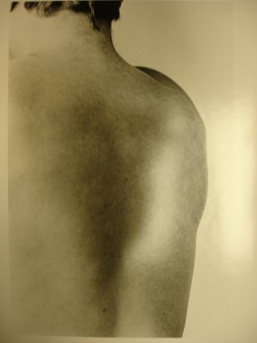 Ralph Gibson (American, born 1939). <em>Ross Bleckner</em>, 1995. Gelatin silver photograph, image: 12 1/2 x 8 1/4 in. (31.8 x 21 cm). Brooklyn Museum, Gift of Mary Jane Marcasiano, 1996.240a-d. © artist or artist's estate (Photo: Brooklyn Museum, CUR.1996.240c.jpg)