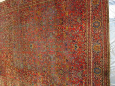  <em>Carpet</em>, early 20th century. Wool, 180 x 120 in. Brooklyn Museum, Matthew Scott Sloan Collection, Gift of Lidie Lane Sloan McBurney, 1997.150.35. Creative Commons-BY (Photo: Brooklyn Museum, CUR.1997.150.35.jpg)