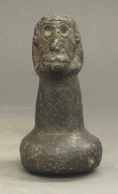 Taino. <em>Human Figure Pestle</em>, probably 20th century. Stone, 5 1/2 x 3 1/16 x 3 1/16in. (14 x 7.8 x 7.8cm). Brooklyn Museum, Anonymous gift, 1997.175.3. Creative Commons-BY (Photo: Brooklyn Museum, CUR.1997.175.3_front.jpg)