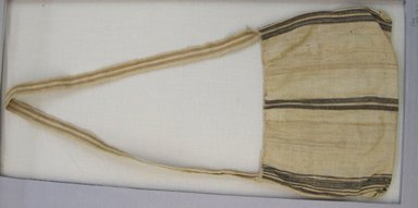 Machiguinga. <em>Bag</em>, 20th century. Cotton, Including strap: 19 1/2 x 8 1/2 in. (49.5 x 21.6 cm). Brooklyn Museum, Gift of Nobuko Kajitani, 1997.57.3. Creative Commons-BY (Photo: Brooklyn Museum, CUR.1997.57.3.jpg)