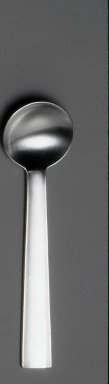 Gerald Gulotta (American, born 1921). <em>Tea Spoon, Chromatics Line</em>, Designed 1970; Made 1971-1973. Stainless Steel, 6 x 1 1/2 in.  (15.2 x 3.8 cm). Brooklyn Museum, Gift of the artist, 1998.94.31. Creative Commons-BY (Photo: Brooklyn Museum, CUR.1998.94.31.jpg)