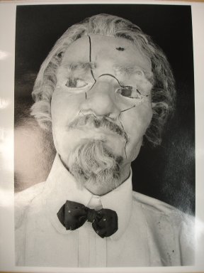 Richard S. Buswell, MD (American, born 1945). <em>Mannequin Head</em>, 1999. Gelatin silver print, image: 9 3/4 x 6 1/2 in. (24.8 x 16.5 cm). Brooklyn Museum, Gift of Richard S. Buswell, MD, 1999.125. © artist or artist's estate (Photo: Brooklyn Museum, CUR.1999.125.jpg)