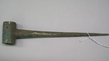 Dian. <em>Axe</em>, 5th century B.C.E.-early 1st century C.E. Bronze, 10 1/4 x 2 1/8 x 1 1/8 in. (26 x 5.4 x 2.9 cm). Brooklyn Museum, Anonymous gift, 1999.134.11 (Photo: , CUR.1999.134.11.jpg)
