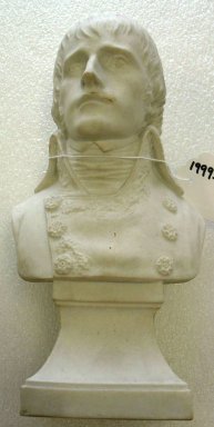 Sevres. <em>Bust of Napoleon</em>, 1876. Unglazed porcelain, 9 x 4 7/8 x 4 1/8 in. (22.9 x 12.4 x 10.5 cm). Brooklyn Museum, Gift of the Estate of Harold S. Keller, 1999.152.193. Creative Commons-BY (Photo: Brooklyn Museum, CUR.1999.152.193_view1.jpg)