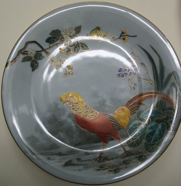  <em>Plate</em>, late 19th century. Porcelain, 7/8 x 9 1/8 x 9 1/8 in. (2.2 x 23.2 x 23.2 cm). Brooklyn Museum, Gift of the Estate of Harold S. Keller, 1999.152.300. Creative Commons-BY (Photo: Brooklyn Museum, CUR.1999.152.300.jpg)
