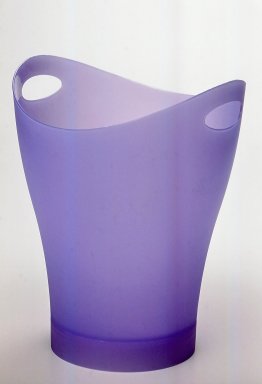 Karim Rashid (Canadian, born Egypt, 1960). <em>Multi-purpose Container, "Garbino,"</em> Copyright 1997. Injection-molded polypropylene, 13 x 10 x 10 in. (33 x 25.4 x 25.4 cm). Brooklyn Museum, Gift of Umbra, 1999.51.1. Creative Commons-BY (Photo: Brooklyn Museum, CUR.1999.51.1.jpg)