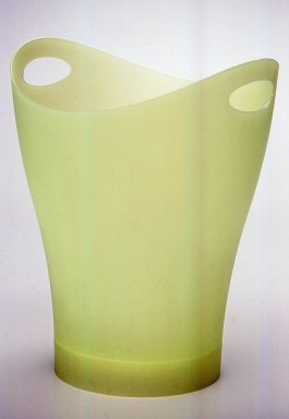 Karim Rashid (Canadian, born Egypt, 1960). <em>Multi-purpose Container, "Garbo,"</em> Copyright 1996. Injection-molded polypropylene, 17 x 13 1/2 x 13 1/2 in. (43.2 x 34.3 x 34.3 cm). Brooklyn Museum, Gift of Umbra, 1999.51.2. Creative Commons-BY (Photo: Brooklyn Museum, CUR.1999.51.2.jpg)