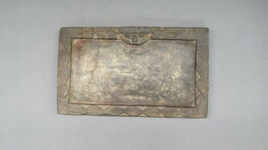 Yorùbá. <em>Divination Tray (Oponifa)</em>, early 20th century. Wood, 7 x 12 x 1in. (17.8 x 30.5 x 2.5cm). Brooklyn Museum, Gift of Drs. James J. Strain and Gladys Witt Strain, 2001.122.6. Creative Commons-BY (Photo: Brooklyn Museum, CUR.2001.122.6.jpg)