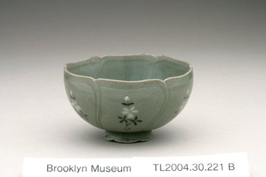  <em>Cup</em>, 12th century. Stoneware with celadon glaze
, Height: 1 11/16 in. (4.3 cm). Brooklyn Museum, The Peggy N. and Roger G. Gerry Collection, 2004.28.292. Creative Commons-BY (Photo: Brooklyn Museum (in collaboration with National Research Institute of Cultural Heritage, , CUR.2004.28.292_view1_Heon-Kang_photo_NRICH.jpg)