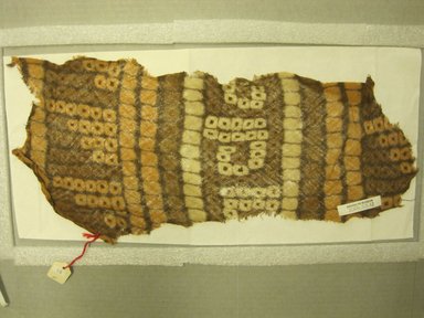 Chancay. <em>Tie-Dye Gauze Textile Fragment</em>, 1000-1476. Cotton, 16 x 8 in. (40.6 x 20.3 cm). Brooklyn Museum, Gift of Victor P. Nunez, 2004.53.12. Creative Commons-BY (Photo: Brooklyn Museum, CUR.2004.53.12.jpg)