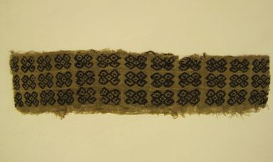 Chancay. <em>Textile Fragment</em>, 1000-1476. Cotton?, camelid fiber, 1 1/2 x 6 1/2 in. (3.8 x 16.5 cm). Brooklyn Museum, Gift of Victor P. Nunez, 2004.53.34. Creative Commons-BY (Photo: , CUR.2004.53.34.jpg)