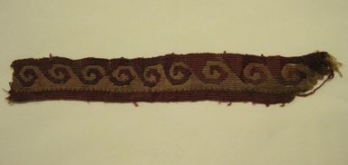 Chancay. <em>Textile Fragment</em>, 1000-1476. Camelid fiber, 1 x 7 in. (2.5 x 17.8 cm). Brooklyn Museum, Gift of Victor P. Nunez, 2004.53.35. Creative Commons-BY (Photo: , CUR.2004.53.35.jpg)