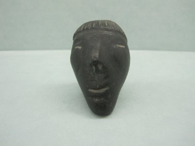 Inuit. <em>Miniature Stone Head</em>, 1950-1980. Soapstone, 2 1/4 x 1 7/8 x 1 in. (5.7 x 4.8 x 2.5 cm). Brooklyn Museum, Hilda and Al Schein Collection, 2004.79.5. Creative Commons-BY (Photo: Brooklyn Museum, CUR.2004.79.5.jpg)