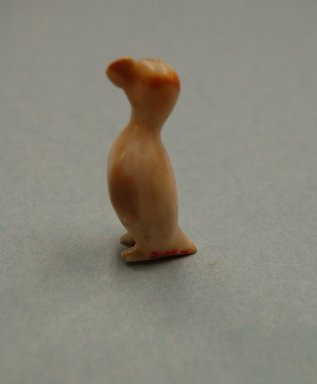 Inuit. <em>Standing Bird</em>, 1950-1980. Ivory, 2 x 5/8 x 1 in. (5.1 x 1.6 x 2.5 cm). Brooklyn Museum, Hilda and Al Schein Collection, 2004.79.63. Creative Commons-BY (Photo: Brooklyn Museum, CUR.2004.79.63.jpg)