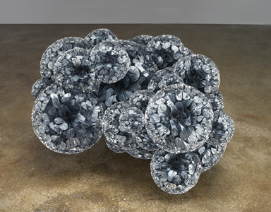 Tara Donovan (American, born 1969). <em>Untitled</em>, 2009. Mylar and hot glue, 18 1/4 x 32 1/2 x 30 in. (46.4 x 82.6 x 76.2 cm). Brooklyn Museum, Gift of the Contemporary Art Council, 2009.24. © artist or artist's estate (Photo: Photograph courtesy of Pace Wildenstein LLC, CUR.2009.24_Pace_Wildenstein.jpg)
