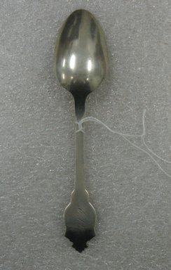  <em>Teaspoon</em>, Patented 1867. Silver, 6 x 1 13/16 x 7/8 in. (15.2 x 4.7 x 2.2 cm). Brooklyn Museum, Gift of William Lee Younger in memory of Joseph A. Henehan, 2010.77.28. Creative Commons-BY (Photo: Brooklyn Museum, CUR.2010.77.28_back.jpg)
