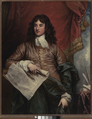 Benjamin West (American, 1738-1820). <em>Peter Beckford</em>, 1797. Oil on canvas, 57 1/2 × 45 3/8 in., 120 lb. (146 × 115.2 cm, 54.43kg). Brooklyn Museum, Gift of Lilla Brown in memory of her husband, John W. Brown, by exchange, 2012.44 (Photo: Image courtesy of Sotheby's, CUR.2012.44_Sotheby_photograph.jpg)