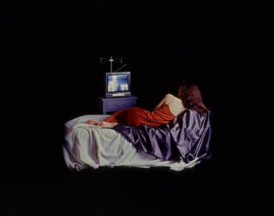 Eileen Cowin (American, born 1947). <em>Mirror of Venus</em>, 1988. Silver dye bleach (Cibachrome) photograph, 40 x 50 in. (101.6 x 127 cm). Brooklyn Museum, Gift of Robbi Johnstone, 2012.82. © artist or artist's estate (Photo: Brooklyn Museum, CUR.2012.82.jpg)