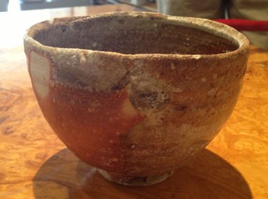 Suzuki Shigeji (Japanese, born 1933). <em>Tea Bowl</em>, 1982. Stoneware with ash glaze and quartz inclusions; shigaraki ware, 3 15/16 x 5 5/16 in. (10 x 13.5 cm). Brooklyn Museum, Gift of Shelly and Lester Richter, 2013.83.45. Creative Commons-BY (Photo: Brooklyn Museum, CUR.2013.83.45.jpg)