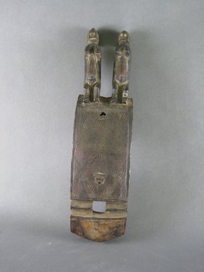 Dogon. <em>Door Lock</em>, early 20th century. Wood, height: 15 in. (38.1 cm). Brooklyn Museum, Gift in memory of Frederic Zeller, 2014.54.15 (Photo: Brooklyn Museum, CUR.2014.54.15_front_view1.jpg)