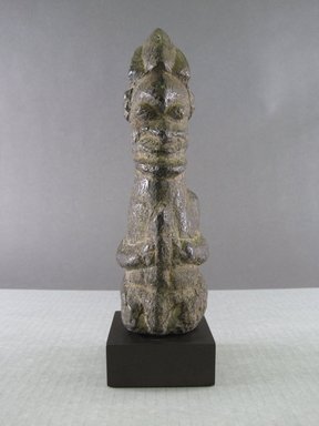 Kissi. <em>Figure</em>, early 20th century. Stone, 8 x 2 3/8 x 2 3/4 in. (20.3 x 6 x 7 cm). Brooklyn Museum, Gift in memory of Frederic Zeller, 2014.54.38 (Photo: Brooklyn Museum, CUR.2014.54.38_front.jpg)