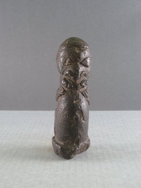 Kissi. <em>Figure</em>, 20th century. Stone, 5 1/8 x 1 3/4 x 1 15/16 in. (13 x 4.5 x 5 cm). Brooklyn Museum, Gift in memory of Frederic Zeller, 2014.54.39 (Photo: Brooklyn Museum, CUR.2014.54.39_front.jpg)
