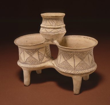  <em>Composite Vessel</em>, 250-50 B.C.E. Clay, slip, 7 1/4 x length 10 11/16 in. (18.4 x 27.1 cm). Brooklyn Museum, Gift of the Arthur M. Sackler Foundation, NYC, in memory of James F. Romano, 2015.65.12. Creative Commons-BY (Photo: Photograph courtesy of the Arthur M. Sackler Foundation, New York, CUR.2015.65.12_Sackler_Foundation_image.jpg)