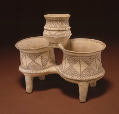  <em>Composite Vessel</em>, 250–50 B.C.E. Clay, slip, 7 1/4 x length 10 11/16 in. (18.4 x 27.1 cm). Brooklyn Museum, Gift of the Arthur M. Sackler Foundation, NYC, in memory of James F. Romano, 2015.65.12. Creative Commons-BY (Photo: Photograph courtesy of the Arthur M. Sackler Foundation, New York, CUR.2015.65.12_Sackler_Foundation_image.jpg)