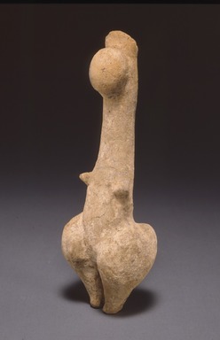 Ancient Near Eastern. <em>Female Figurine</em>, ca. 1200-700 B.C.E. Clay, 8 1/4 x 2 15/16 x 1 15/16 in. (21 x 7.5 x 5 cm). Brooklyn Museum, Gift of the Arthur M. Sackler Foundation, NYC, in memory of James F. Romano, 2015.65.8. Creative Commons-BY (Photo: Photograph courtesy of the Arthur M. Sackler Foundation, New York, CUR.2015.65.8_Sackler_Foundation_image.jpg)