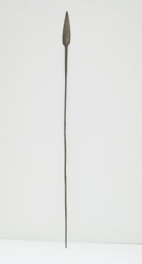  <em>Ceremonial Spear</em>. Brass, 68 1/2 x 2 3/16 in. (174 x 5.5 cm). Brooklyn Museum, Museum Expedition 1922, Robert B. Woodward Memorial Fund, 22.1006. Creative Commons-BY (Photo: Brooklyn Museum, CUR.22.1006_26681_front_PS5.jpg)