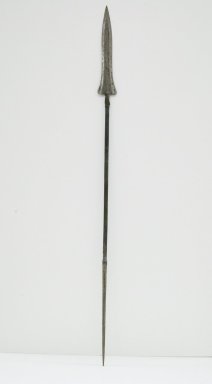  <em>Spear, Shaft, End</em>. Iron, wood, 70 1/2 x 3 3/4 in. (179 x 9.5 cm). Brooklyn Museum, Museum Expedition 1922, Robert B. Woodward Memorial Fund, 22.1007. Creative Commons-BY (Photo: Brooklyn Museum, CUR.22.1007_26645_front_PS5.jpg)