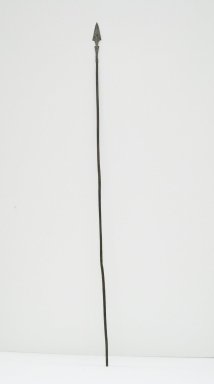 <em>Spear, Shaft</em>. Iron, wood, 78 3/4 x 2 3/8 in. (200 x 6 cm). Brooklyn Museum, Museum Expedition 1922, Robert B. Woodward Memorial Fund, 22.1008. Creative Commons-BY (Photo: Brooklyn Museum, CUR.22.1008_front_PS5.jpg)