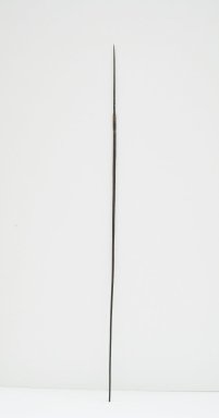  <em>Spear, Shaft</em>, late 19th or early 20th century. Iron, wood, leather, 65 3/4 x 13/16 in. (167 x 2 cm). Brooklyn Museum, Museum Expedition 1922, Robert B. Woodward Memorial Fund, 22.1014. Creative Commons-BY (Photo: Brooklyn Museum, CUR.22.1014_front_PS5.jpg)
