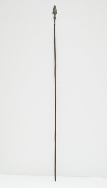  <em>Spear, Shaft</em>. Iron, wood, 69 5/16 x 1 15/16 in. (176 x 5 cm). Brooklyn Museum, Museum Expedition 1922, Robert B. Woodward Memorial Fund, 22.1019. Creative Commons-BY (Photo: Brooklyn Museum, CUR.22.1019_front_PS5.jpg)