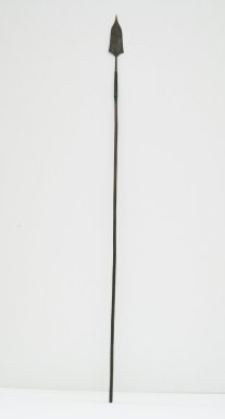  <em>Spear, Shaft</em>. Iron, wood, 73 1/4 x 3 1/8 in. (186 x 8 cm). Brooklyn Museum, Museum Expedition 1922, Robert B. Woodward Memorial Fund, 22.1027. Creative Commons-BY (Photo: Brooklyn Museum, CUR.22.1027_front_PS5.jpg)