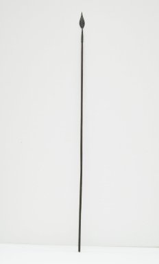  <em>Spear, Shaft</em>. Iron, wood, 65 3/4 x 1 9/16 in. (167 x 4 cm). Brooklyn Museum, Museum Expedition 1922, Robert B. Woodward Memorial Fund, 22.1033. Creative Commons-BY (Photo: Brooklyn Museum, CUR.22.1033_front_PS5.jpg)