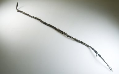  <em>Whip</em>, before 1922. Twig, 1 x 1 x 35 in. (2.5 x 2.5 x 88.9 cm). Brooklyn Museum, Museum Expedition 1922, Robert B. Woodward Memorial Fund, 22.1151. Creative Commons-BY (Photo: Brooklyn Museum, CUR.22.1151_threequarter_PS5.jpg)
