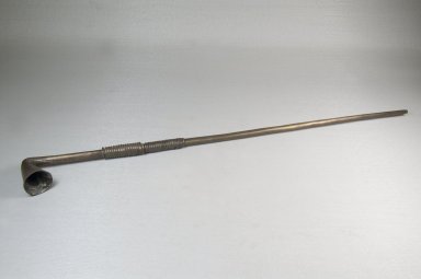  <em>Pipe</em>. Brass Brooklyn Museum, Museum Expedition 1922, Robert B. Woodward Memorial Fund, 22.1219. Creative Commons-BY (Photo: Brooklyn Museum, CUR.22.1219_front_PS5.jpg)