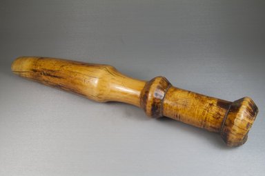 <em>Pestle</em>, before 1922. Ivory, 2 3/8 x 16 9/16 in. (6 x 42 cm). Brooklyn Museum, Museum Expedition 1922, Robert B. Woodward Memorial Fund, 22.1225. Creative Commons-BY (Photo: Brooklyn Museum, CUR.22.1225_threequarter_PS5.jpg)