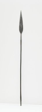  <em>Spear</em>, late 19th or early 20th century. Iron, wood Brooklyn Museum, Museum Expedition 1922, Robert B. Woodward Memorial Fund, 22.1411. Creative Commons-BY (Photo: Brooklyn Museum, CUR.22.1411_front_PS5.jpg)