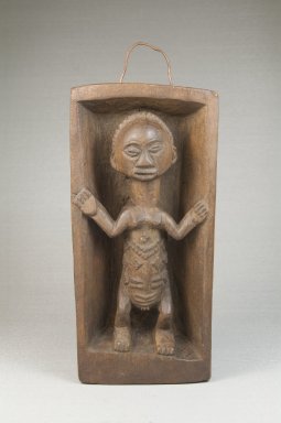 Holo. <em>Figure (Nzambi)</em>, late 19th or early 20th century. Wood, 7 7/8 x 3 7/8 x 2 1/4 in. (20 x 9.8 x 5.7 cm). Brooklyn Museum, Brooklyn Museum Collection, 22.1424. Creative Commons-BY (Photo: Brooklyn Museum, CUR.22.1424_front_PS5.jpg)